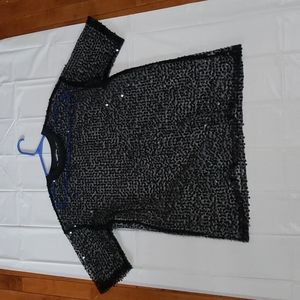 Rehab lab sheer sequence top